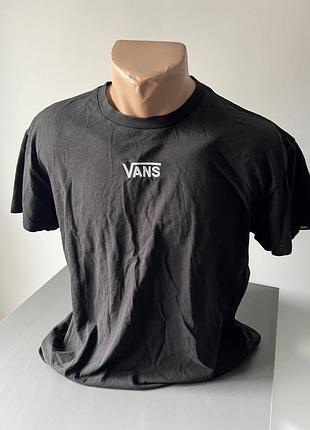 Чоловіча чорна футболка vans. s.