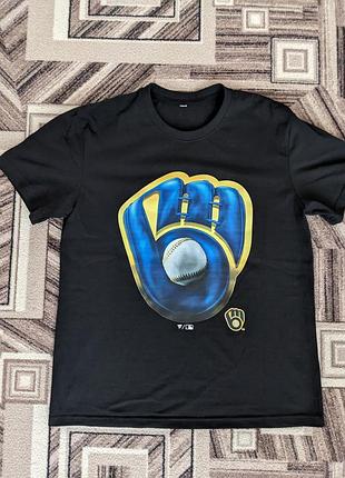Футболка milwaukee brewers mlb
