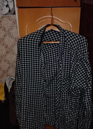 Сорочка унісекс в клітку, l-xl