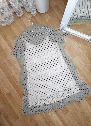 Платье сетка 2в1