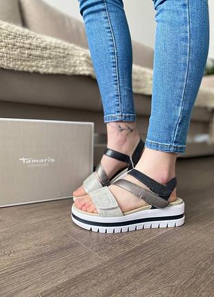 Босоножки кожаные оригинал tamaris гг.40