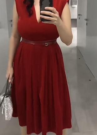 Сукня велюр з відкритою спинкою