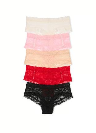 Набор кружевных трусиков виктория сикрет victoria's secret оригинал