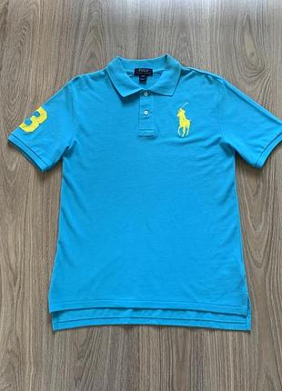 Мужская подростковая футболка поло polo ralph lauren