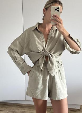 Льняний костюм