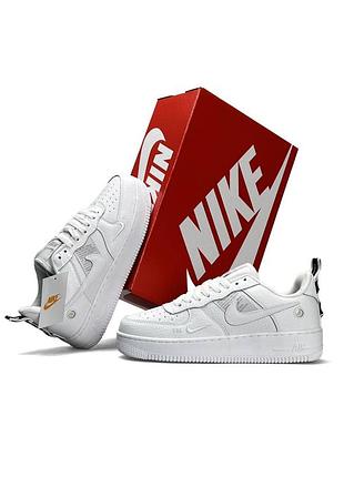 Женские кроссовки nike air force 1 07’ lv8 utility all white