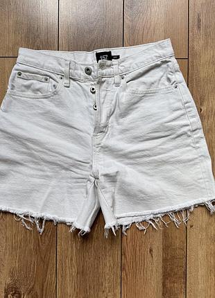 Шорти джинсові білі