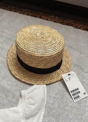 Капелюшок з соломки h&m