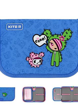 Пенал без наполнения kite tokidoki tk24-621, 1 отделение, 1 отворот