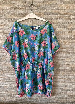 Пляжна туніка 🏖️ парео накидка на купальник 🌴primark 10-11 років, 146 см