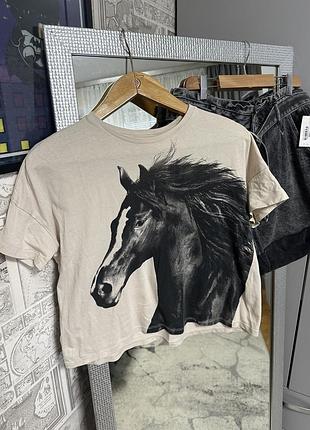 Футболка вкорочена  h&m