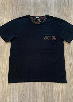 Мужская хлопковая футболка с карманом cerruti