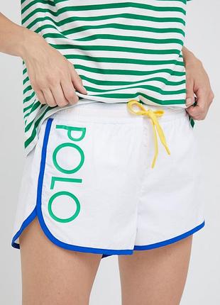 Шорти polo ralph lauren
жіночі колір білий однотонні середня посадка