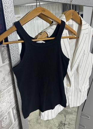 Майка рубчик h&m