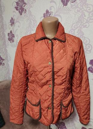 Куртка терракотового цвета от zara woman, р-р м.2 фото
