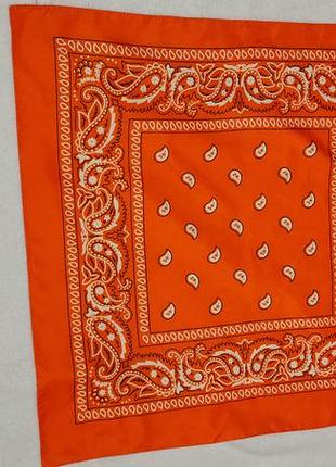 Платок бандама женский стильный тренд принт пейсли