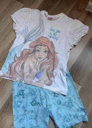 Дитячі літня піжама disney 7-8 років