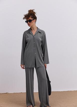 Костюм брючный трикотажный с рубашкой arjen