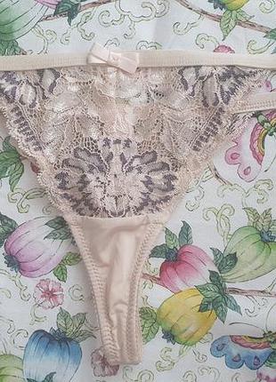 Трусики-стрінги silenza мереживні