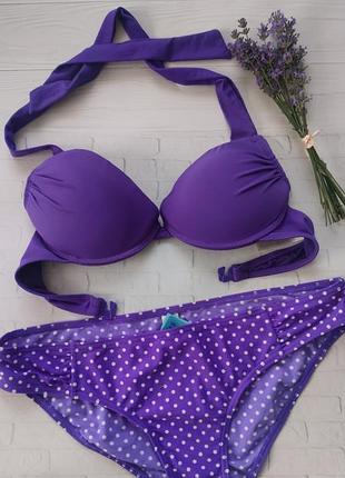 💜купальник верх44-46р(пуш ап)💜
низ 48-50р.💜колір лавандовий💜