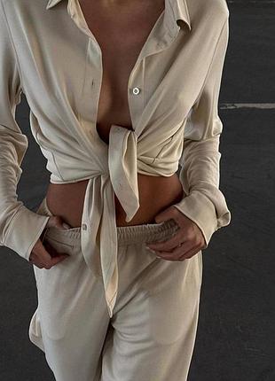 Шелковый костюм в пижамном стиле ❤️‍🔥супер цена и качество