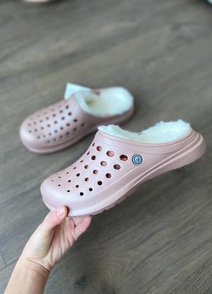 Кроксы сабо шлепанцы утепленные оригинал joybees