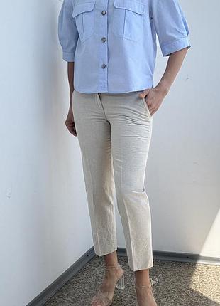 Phard вкорчені брюки льон+ бавовна