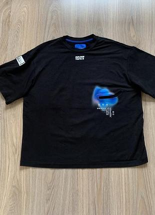 Чоловіча футболка оверсайз із принтом radiant