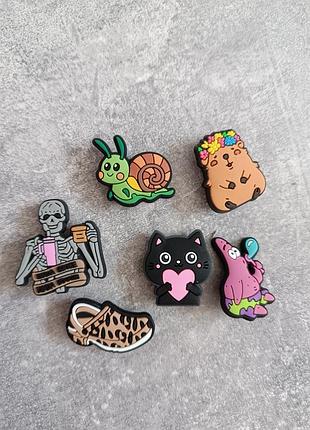 Джибітси прикраси для взуття jibbitz by crocs