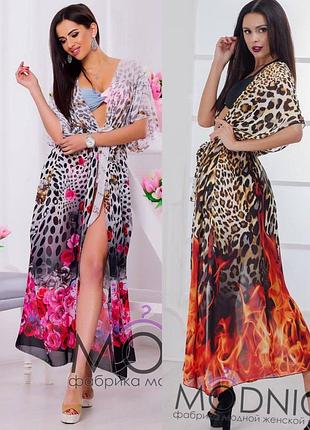 Жіноча пляжна туніка, парео, халат