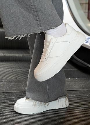 Кеды женские 589272 белые