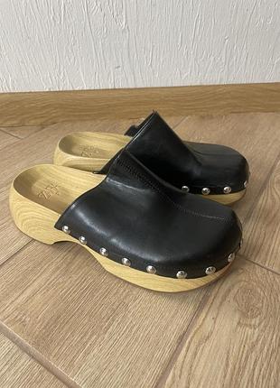 Трендові сабо клоги zara 37