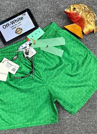 Мужские брендовые пляжные шорты оff white