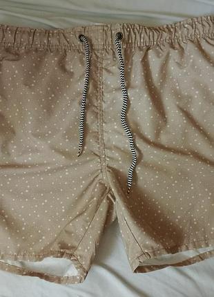 Мужские бежевые шорты h&m