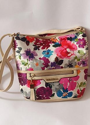 Сумка с принтом цветы