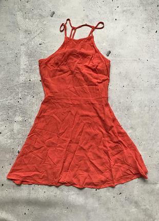 Коралова сукня h&m