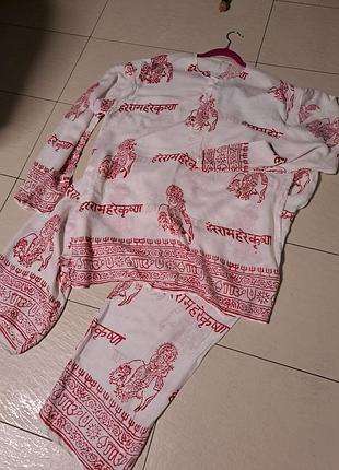 Невагомий індійський,  індуїстський костюм  унісекс  18-20 розміру