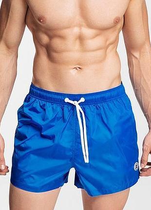 Мужские пляжные шорты с карманами батал