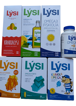 Омега 3 lysi