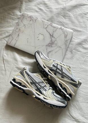 Кросівки asics  gel-kayano 14 white/black