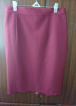 Жіноча спідниця бордового кольору