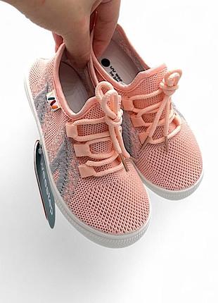 Детские текстильные кеды для девочки webestep 27-32р