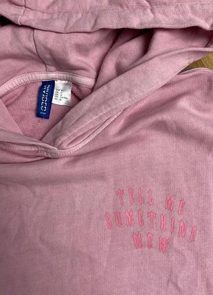 Худи оверсайз толстовка платье удлиненная h&m devided 3