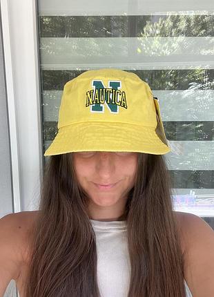 Жовта панама бавовна nautica x pull&bear