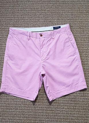 Ralph lauren polo шорты бермуды хлопковые stretch straight fit оригинал (w32 - m)