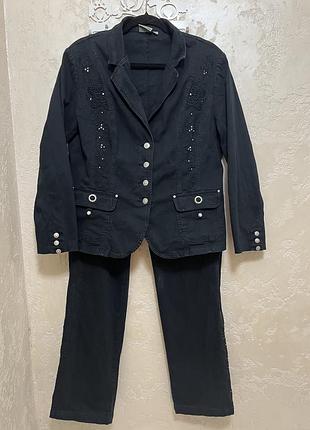 Костюм из коттона женский