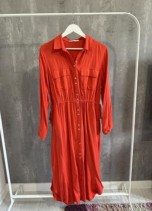 Сукня коралова міді плаття міді