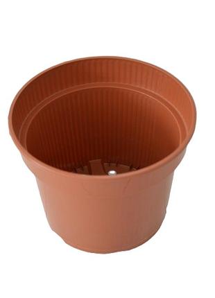 Горщик технічний круглий 5 л ,теракотовий