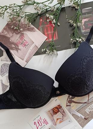 Бюстгальтер черный ажурный бюст кружевной лиф кружевый pp 34d 75d 70e
