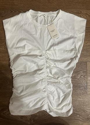 Футболка с имитацией корсета mango